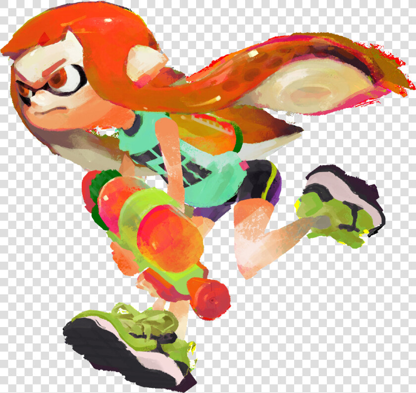 A Female Inkling   Inkling Girl Concept Art  HD Png DownloadTransparent PNG