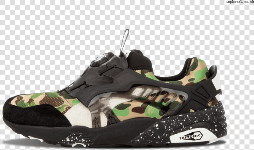 Disc Blaze X Bape Camo Green   Puma Adidas Bape  HD Png DownloadTransparent PNG