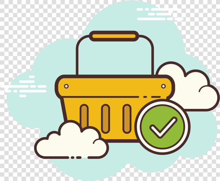 Shopping Basket Success Icon   Cute Powerpoint Icon  HD Png DownloadTransparent PNG