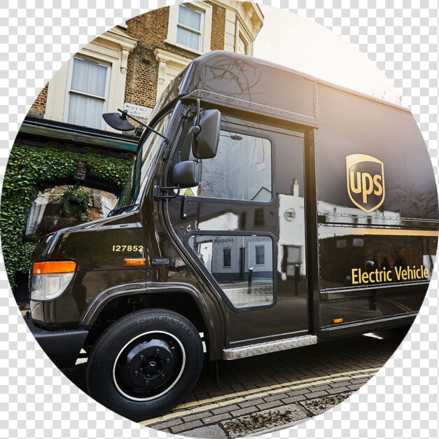 Ups Truck Copy   Ups  HD Png DownloadTransparent PNG