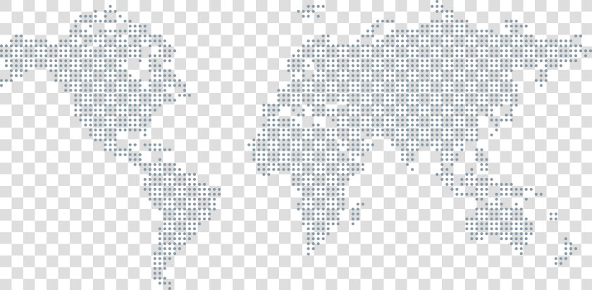 Trail Clipart Dotted Line   Dotted Map Of World  HD Png DownloadTransparent PNG