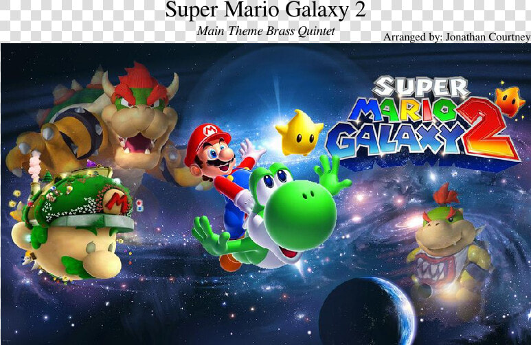 Super Mario Galaxy 2 Sheet Music Composed By Arranged   Super Mario Galaxy 2  HD Png DownloadTransparent PNG