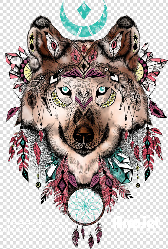 Native Wolf Dark Shi   Anajet Wolf  HD Png DownloadTransparent PNG