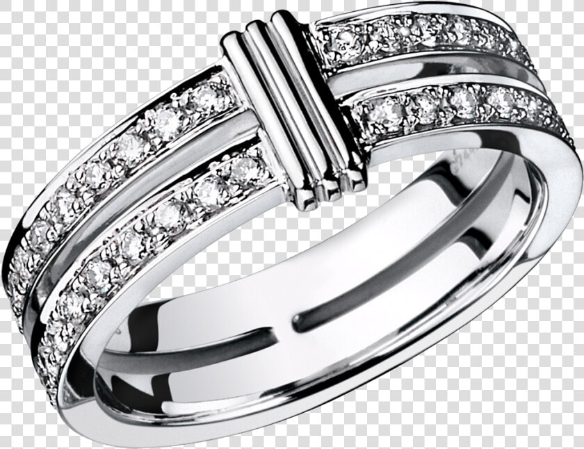 Wedding Band Subtile Eternité  White Gold  Link In   Alliance Or Jaune Et Blanc Diamant  HD Png DownloadTransparent PNG