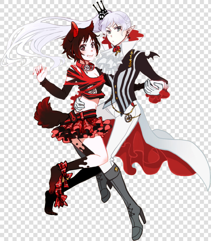 Transparent Rwby Ruby X Weiss  HD Png DownloadTransparent PNG