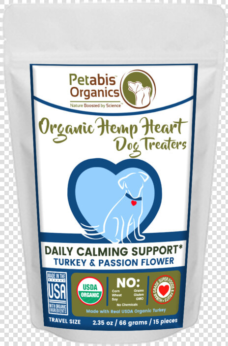 Hemp Heart Daily Calming Treaters 15 Pieces  Turkey   Companion Dog  HD Png DownloadTransparent PNG