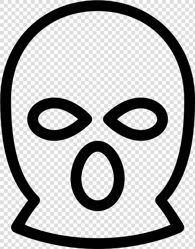 Transparent Thief Clipart   White Ski Mask Png  Png DownloadTransparent PNG