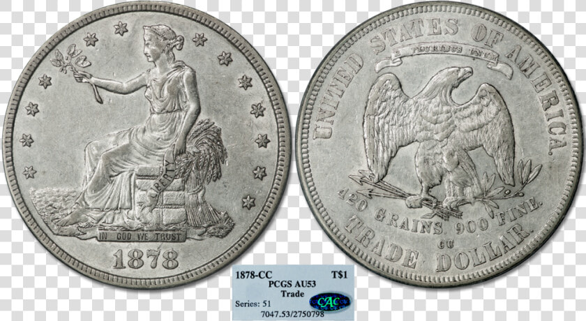 1878 Cc T  Pcgs53 950   Quarter  HD Png DownloadTransparent PNG