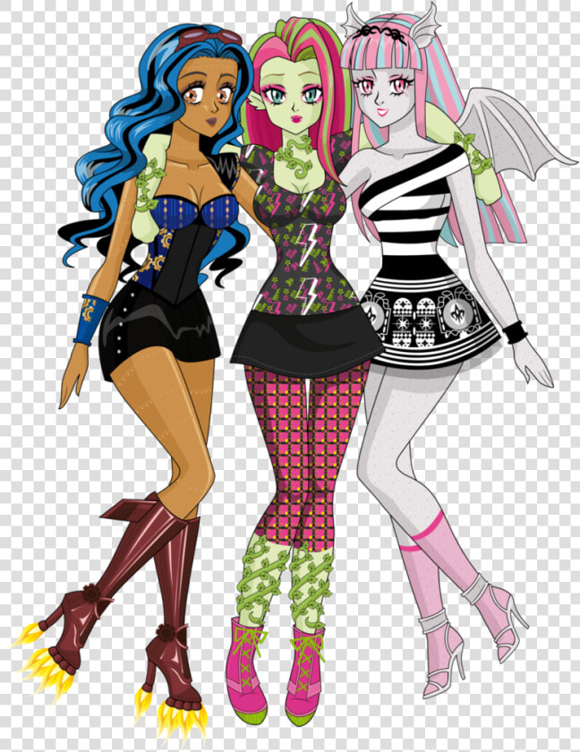 Monster High Images Rebecca Venus  amp  Rochelle Hd Wallpaper   Rebeca De Monster High  HD Png DownloadTransparent PNG