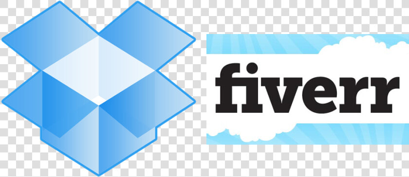 How To Max Out Your Dropbox  Twice For A Fiverr   Logo Boîte Bleue Ouverte  HD Png DownloadTransparent PNG