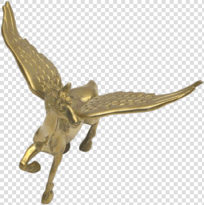 Flying Pegasus Statuette   Pegasus Flying Png  Transparent PngTransparent PNG