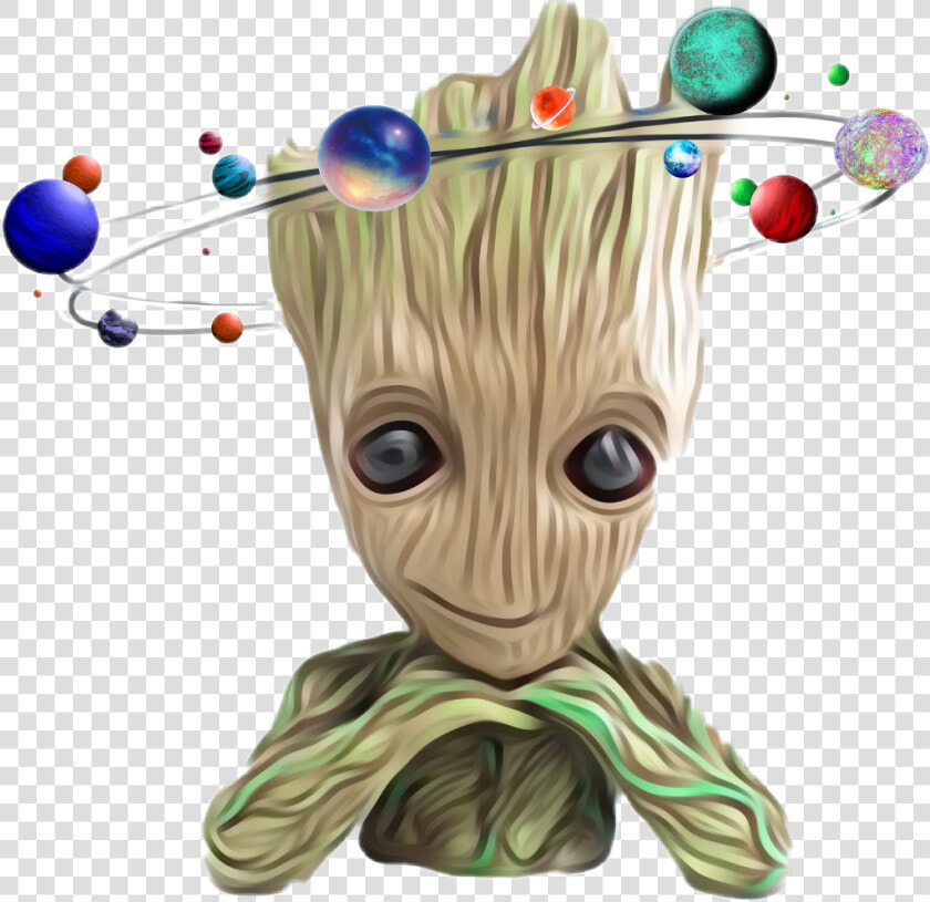  groot  marvel  comics  space  galaxy  stars  space   Imagem Groot Baby Png  Transparent PngTransparent PNG