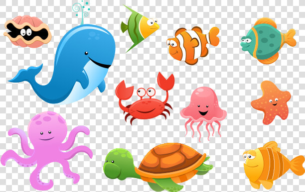 Png Ocean Animals Transparent Ocean Animals Images   Sea Animals Transparent Background  Png DownloadTransparent PNG