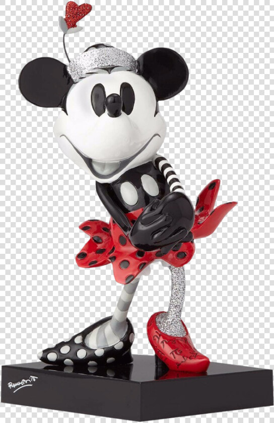 Minnie Mouse 7” Statue By Romero Britto   Minnie Mouse Steamboat Willie  HD Png DownloadTransparent PNG