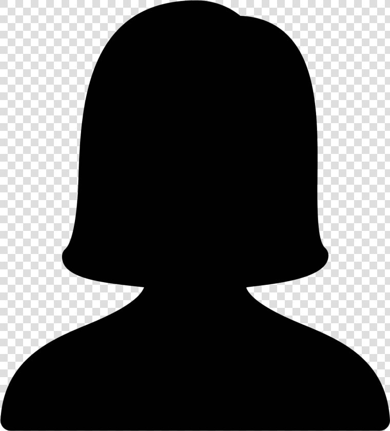 Female Filled Icon Kostenloser   Human Silhouette Head And Shoulders  HD Png DownloadTransparent PNG