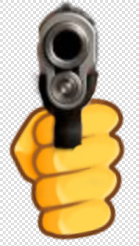  emoji  pistol  gun  frontview  yeet   Transparent Gun Front View  HD Png DownloadTransparent PNG