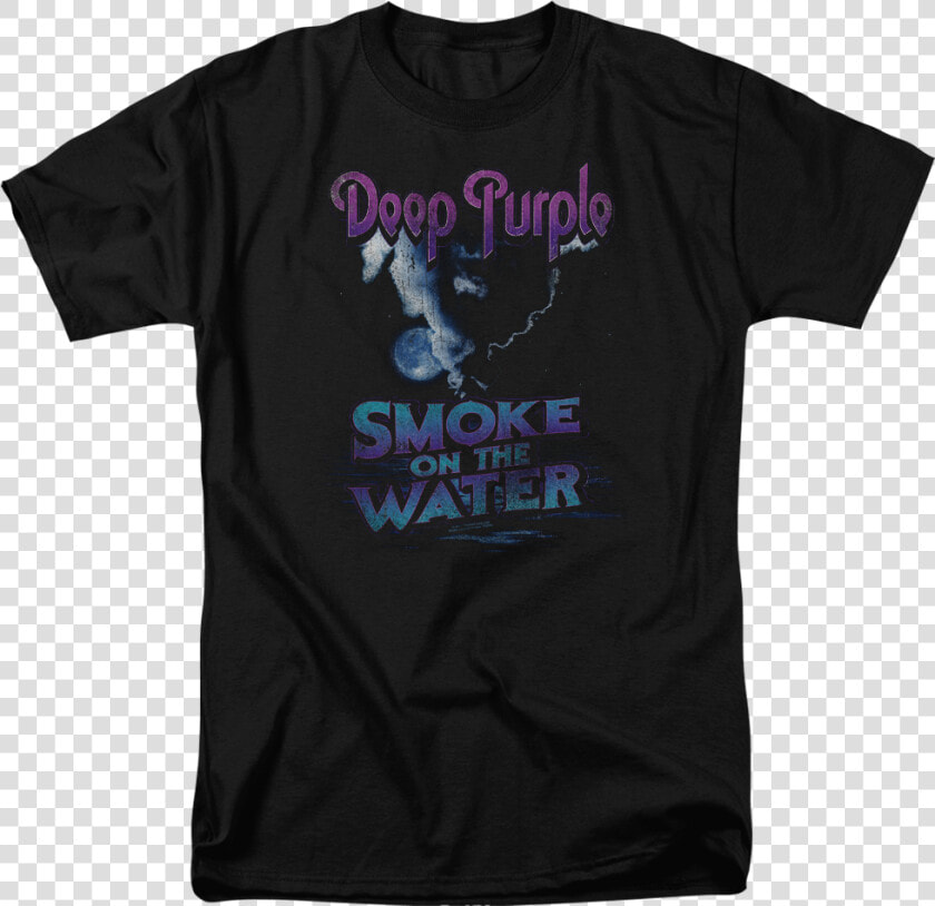 Deep Purple Smoke On The Water T shirt   Twilight Zone Shirt  HD Png DownloadTransparent PNG