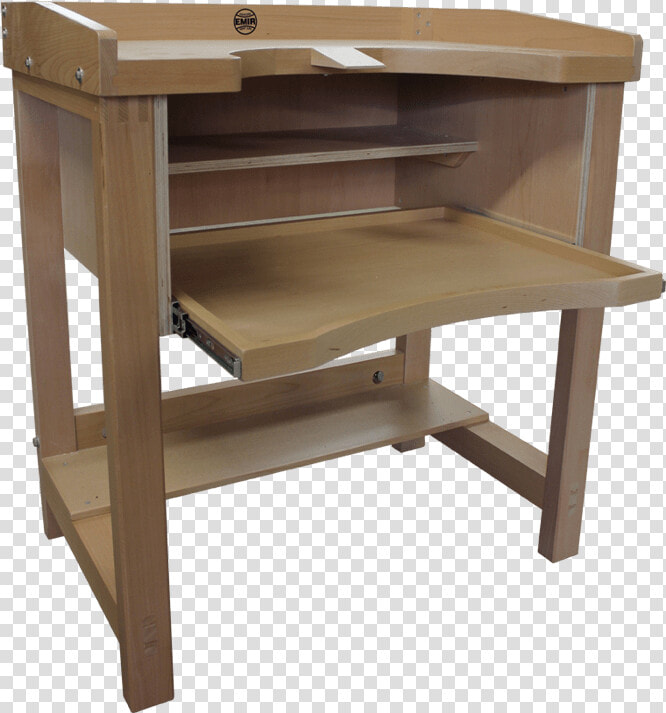 Emir Single Jewellers Bench With Collection Tray   Jewellers Workbench Uk  HD Png DownloadTransparent PNG