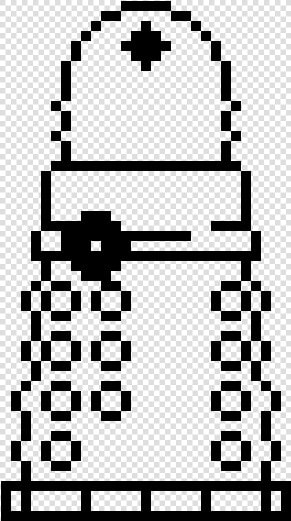 Dalek Doctor Who Pixel Art  HD Png DownloadTransparent PNG