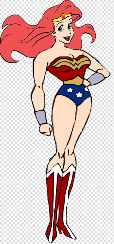 Ariel Clipart Avengers Clipart Wonder Woman Free Clipart   Justice League Wonder Woman Tas  HD Png DownloadTransparent PNG