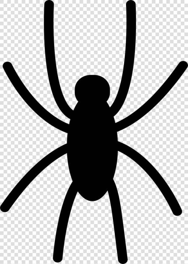 Spider Black Shape   Forma De Una Araña  HD Png DownloadTransparent PNG