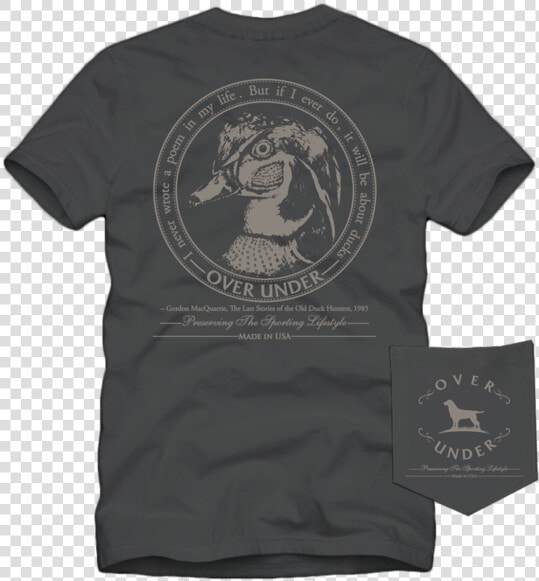 S s Wood Duck Crest T shirt   Over Under T Shirt  HD Png DownloadTransparent PNG