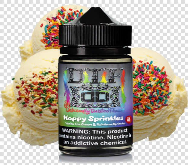 D   T   F   Salt   Happy Sprinkles 30ml   Chocolate  HD Png DownloadTransparent PNG