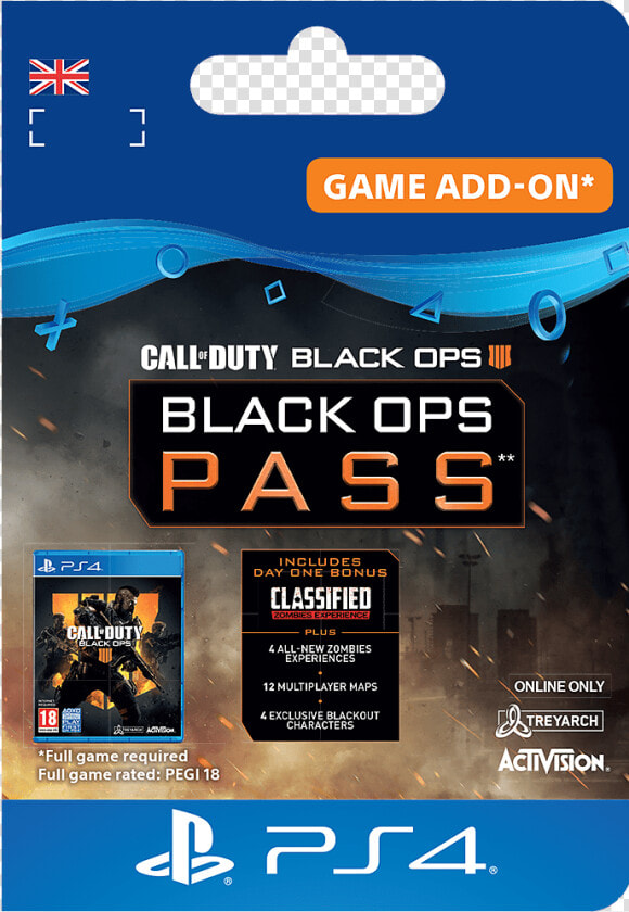 Call Of Duty Black Ops 4 Black Ops Pass Ps4  HD Png DownloadTransparent PNG