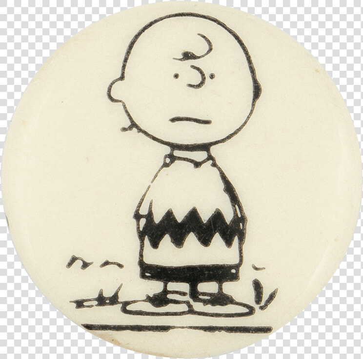 Charlie Brown Black And White Entertainment Button   Charles Schulz Peanuts Black And White  HD Png DownloadTransparent PNG