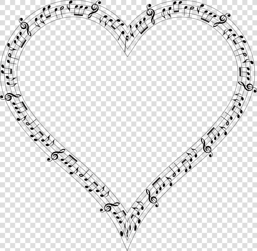 Music Note Clipart Heart   Music Note Heart Png  Transparent PngTransparent PNG