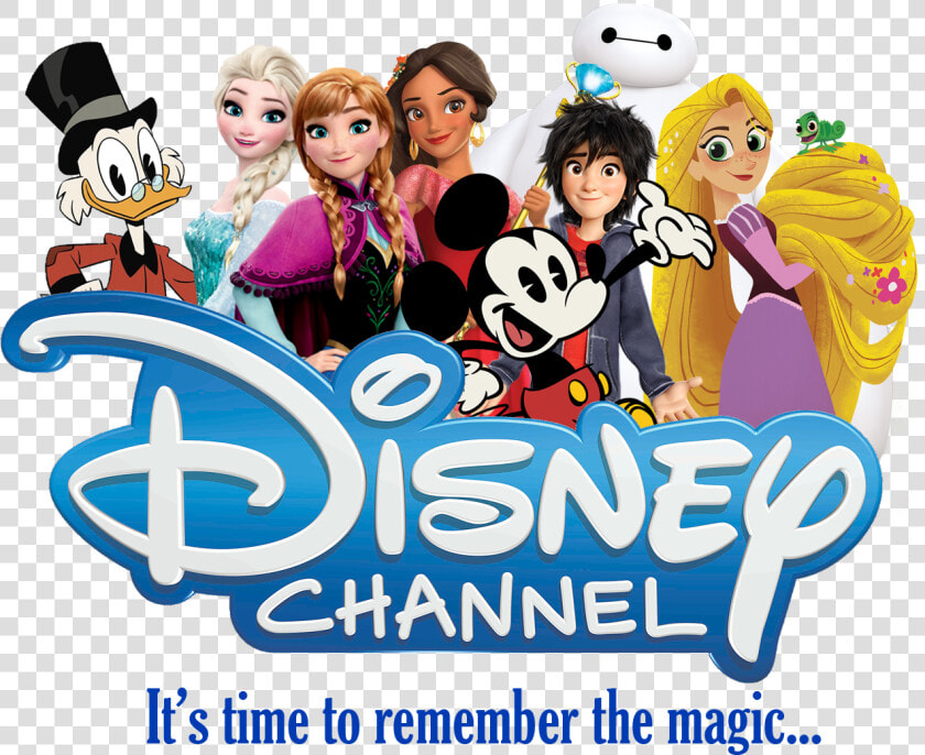 Disney Channel Logo With New Characters   Disney Channel New  HD Png DownloadTransparent PNG