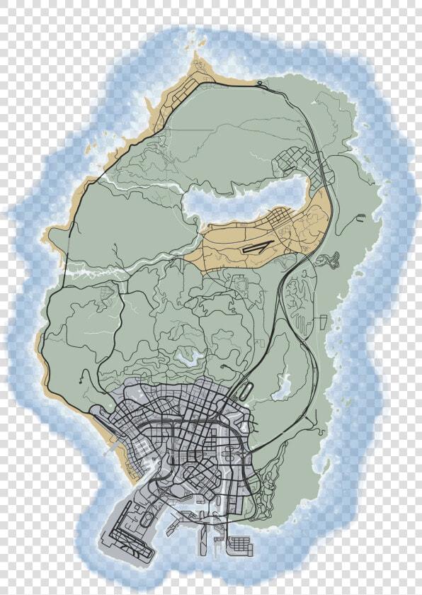 Gta 5 Map Png   Gta 5 Rare Car Locations Story Mode Map  Transparent PngTransparent PNG