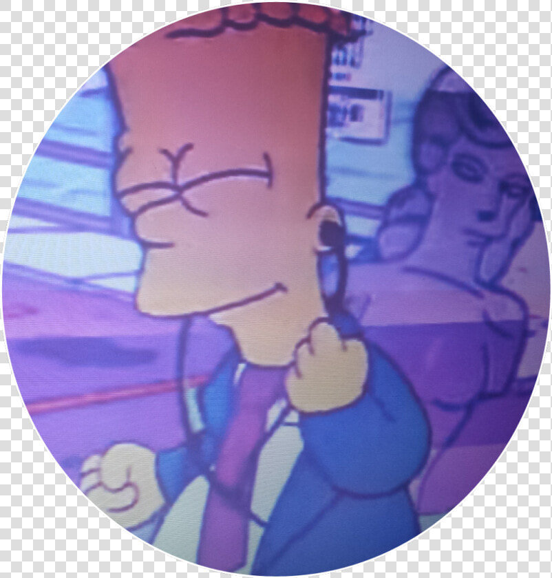  vaporwave  purple  bart  bartsimpson  simpsons   Aesthetic Profile Picture Discord  HD Png DownloadTransparent PNG