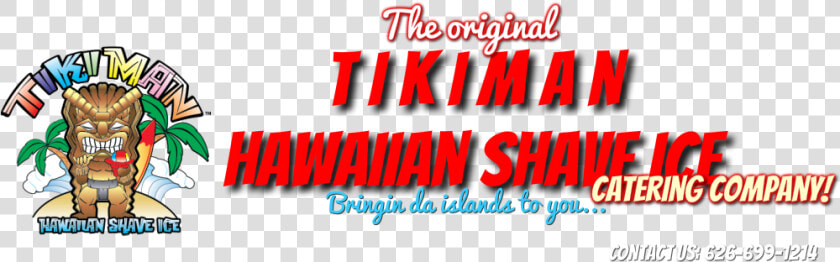 Tikiman Hawaiian Shave Ice   Shaved Ice Tiki Logo  HD Png DownloadTransparent PNG