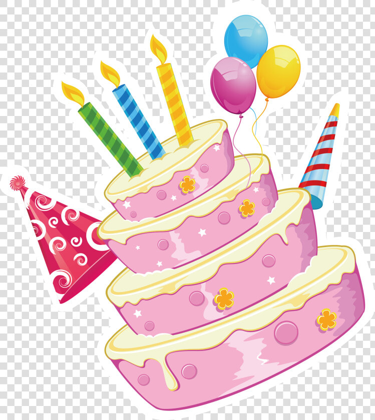 Desserts Clipart Cake Decorator   Birthday Cake And Gift  HD Png DownloadTransparent PNG