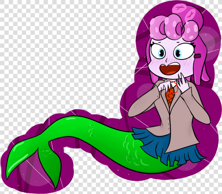 Mermaid Clipart Cove   Cuphead Doki Doki Literature Club  HD Png DownloadTransparent PNG