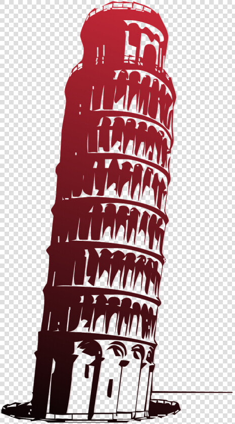 Plumb Line Leaning Tower Of Pisa  HD Png DownloadTransparent PNG