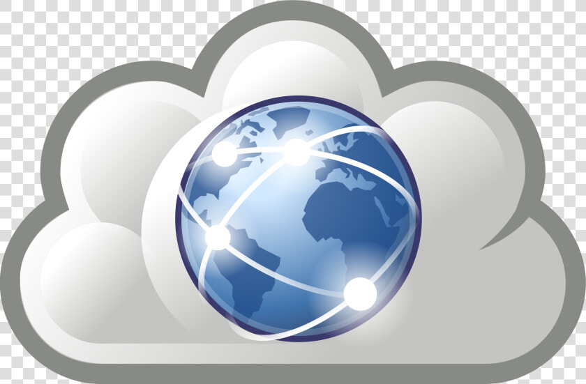 Internet Cloud Symbol Clipart   World Wide Web Cloud  HD Png DownloadTransparent PNG