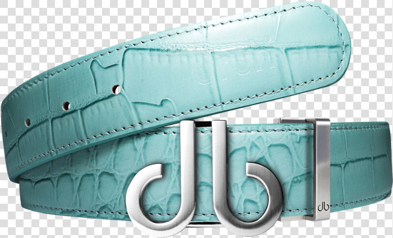 Aqua Crocodile Leather Designer Golf Belt   Mens Navy Leather Golf Belt  HD Png DownloadTransparent PNG