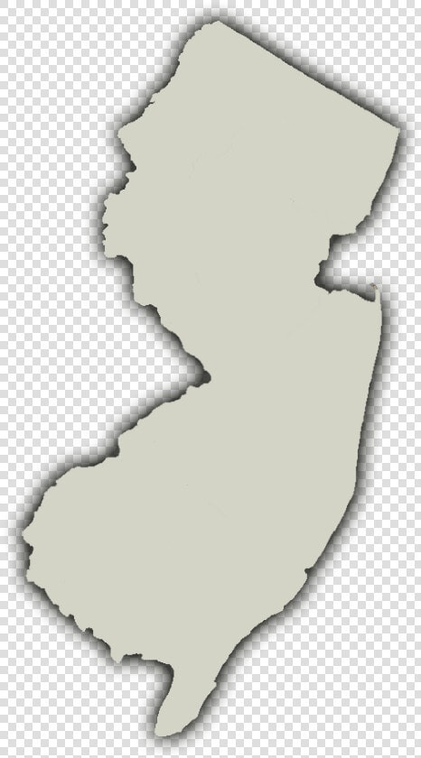 Nj Map Cliparts   New Jersey Map Clipart Gray  HD Png DownloadTransparent PNG