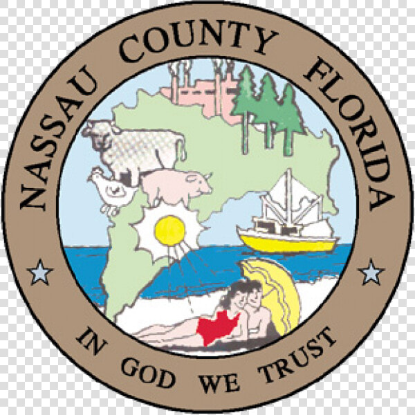 Seal Of Nassau County  Florida   Nassau County Florida Seal  HD Png DownloadTransparent PNG