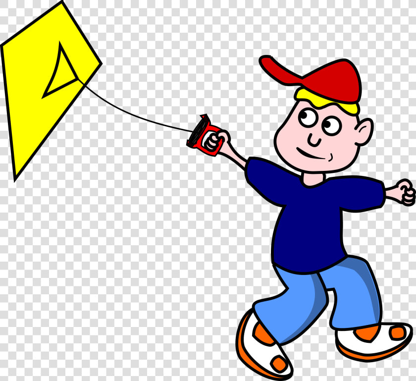 Two Boy Friends Clipart   Fly A Kite Verb  HD Png DownloadTransparent PNG