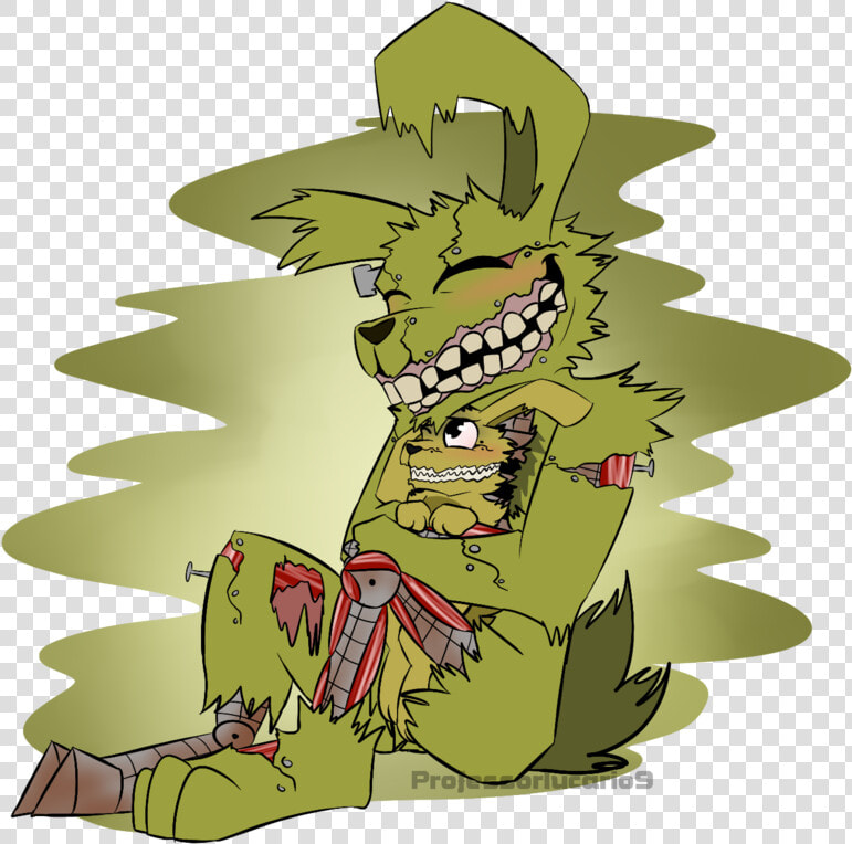 Transparent Five Nights At Freddy S Foxy Png   Springtrap And Plushtrap  Png DownloadTransparent PNG