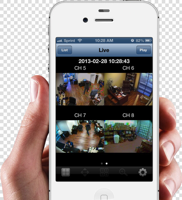 Cctv Mobile App Development   Cctv Cell Phone View  HD Png DownloadTransparent PNG