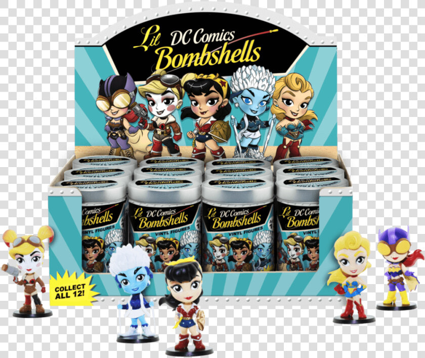 Trading Card Singles Dc Comics Bombshells Lil Bombshells   Dc Bombshells Mystery Minis  HD Png DownloadTransparent PNG