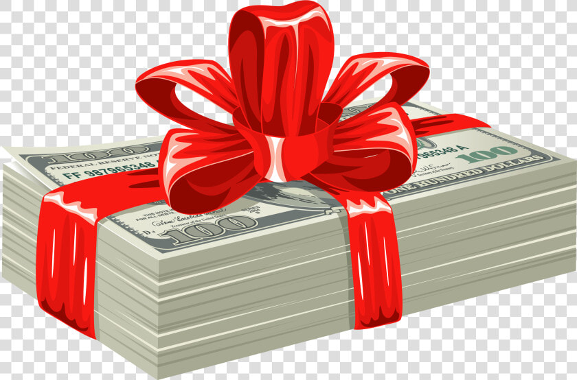 Gift Box With Money Coming Out Clipart Svg Transparent   Money Gift Box Png  Png DownloadTransparent PNG