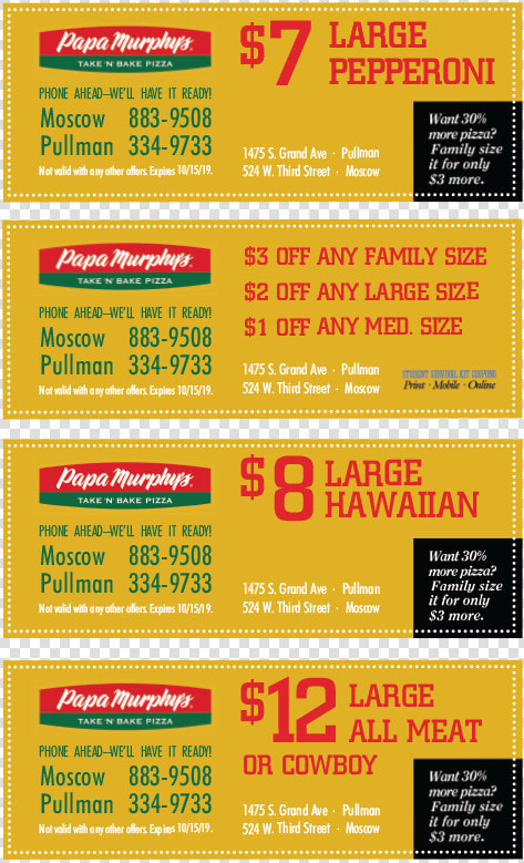 Current Papa Murphy  39 s Coupon  HD Png DownloadTransparent PNG