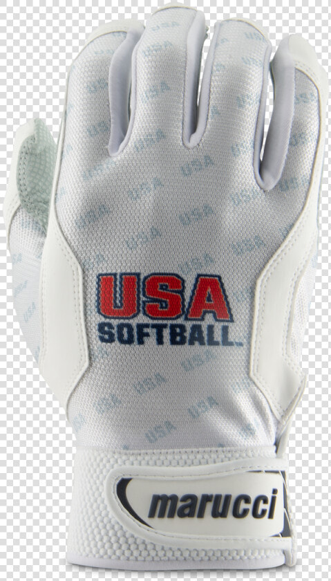 Usa Softball White Batting Gloves   Football Gear  HD Png DownloadTransparent PNG