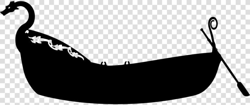 Dragon  Rowboat  Silhouette  Boat  Ship  Vehicle   Pirate Row Boat Silhouette  HD Png DownloadTransparent PNG