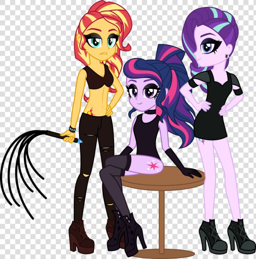 Vector Magazines Cartoon Fashion   Mlp Eg Bad Girls  HD Png DownloadTransparent PNG